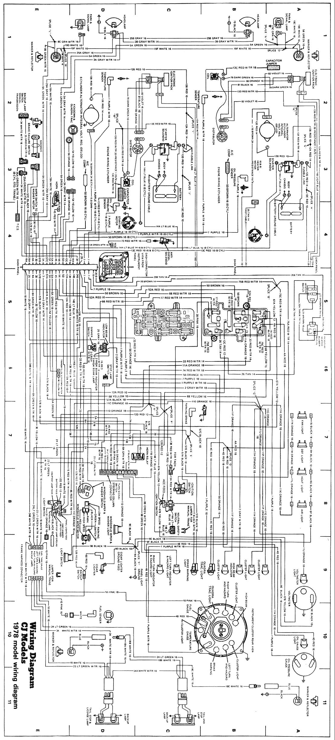 Friendship Quotes: Jeep CJ5 Wiring Diagram 1978